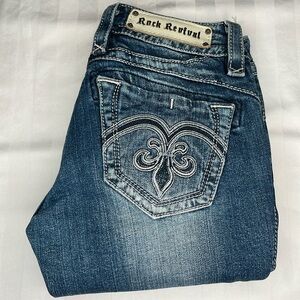 Rock Revival - Adele Capris.  Style# RJ8178P14 
Size 26